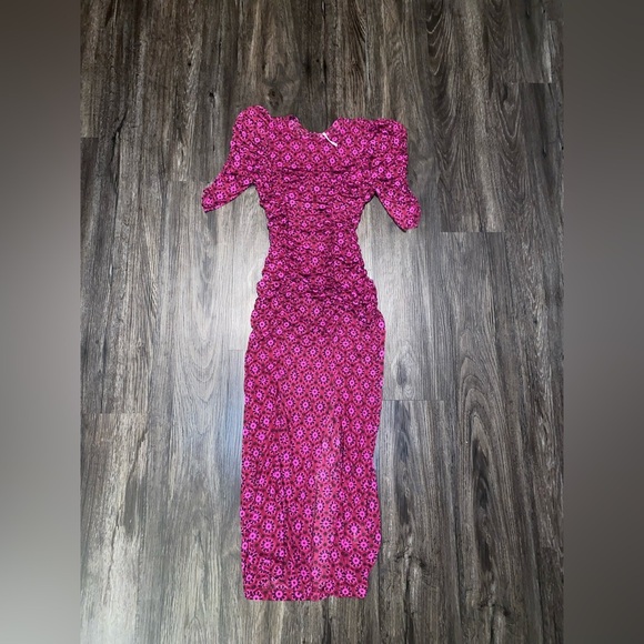 Free People
Women's Briella Printed Ruched Midi Dress XS - Picture 5 of 14